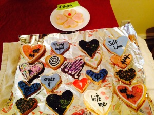 GS VDay Cookies at the party